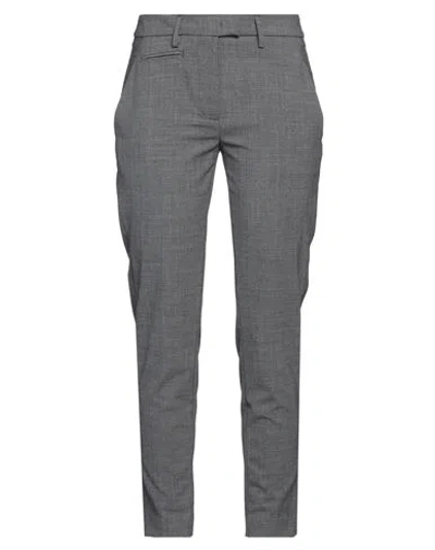 Dondup Woman Pants Grey Size 29 Polyester, Virgin Wool, Elastane
