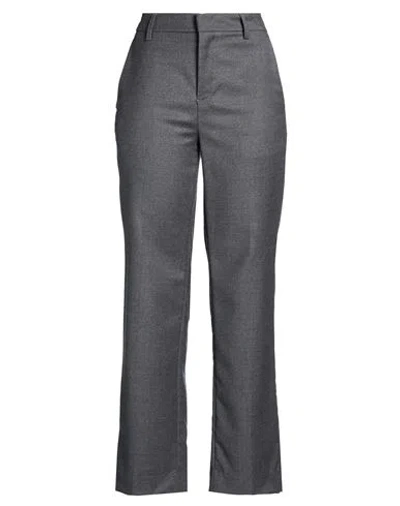 Dondup Woman Pants Grey Size 29 Virgin Wool, Elastane In Gray