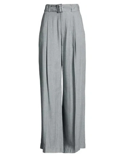 DONDUP DONDUP WOMAN PANTS GREY SIZE 4 VISCOSE, ACRYLIC