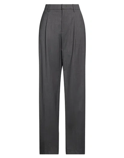 Dondup Woman Pants Grey Size 6 Virgin Wool, Elastane