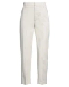 Dondup Woman Pants Ivory Size 29 Cotton, Elastane In White