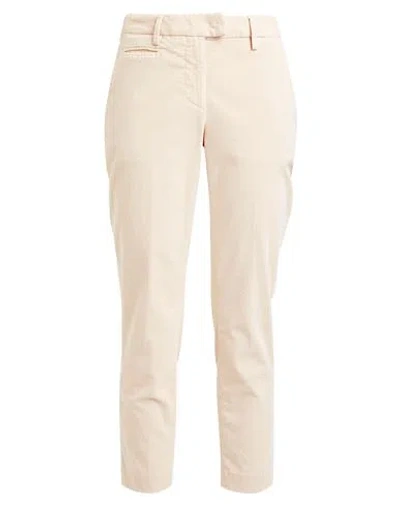 Dondup Woman Pants Ivory Size 29 Cotton, Lyocell, Elastane In Neutral
