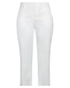 Dondup Woman Pants Ivory Size 29 Lyocell, Cotton, Elastane In White