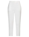 Dondup Woman Pants White Size 28 Cotton, Elastane