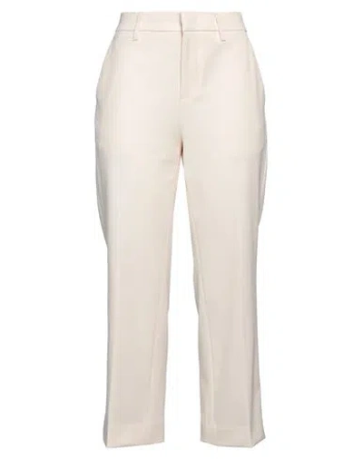 Dondup Woman Pants Ivory Size 29 Polyester, Virgin Wool, Elastane In White