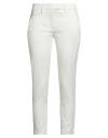 Dondup Woman Pants Ivory Size 31 Polyester, Viscose, Cotton, Elastane