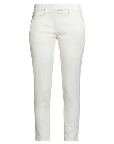 Dondup Woman Pants Ivory Size 31 Polyester, Viscose, Cotton, Elastane
