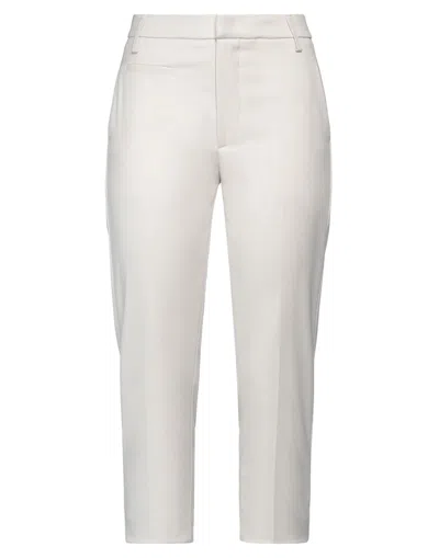 Dondup Cropped Pants In White