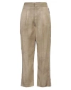 Dondup Woman Pants Khaki Size 26 Viscose In Beige