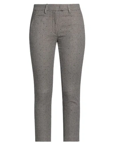 Dondup Woman Pants Khaki Size 28 Polyester, Acrylic, Viscose, Wool, Elastane In Beige