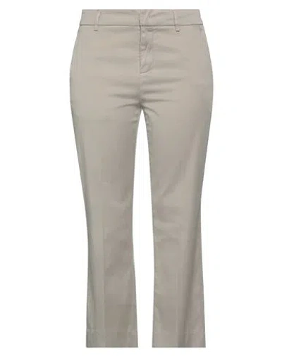 Dondup Woman Pants Khaki Size 31 Lyocell, Cotton, Elastane In Beige
