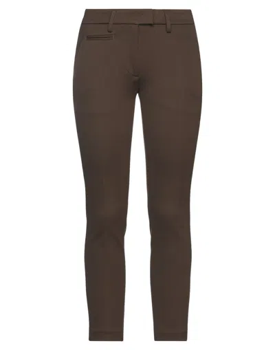 Dondup Cropped Pants In Beige