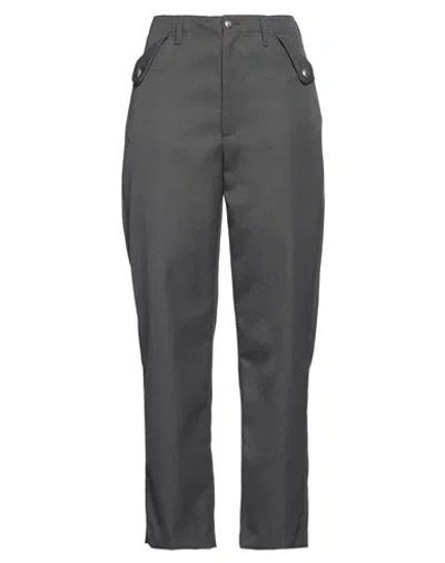 Dondup Woman Pants Lead Size 8 Polyester, Wool In Grey