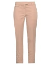 Dondup Woman Pants Light Brown Size 32 Cotton, Elastane In Beige