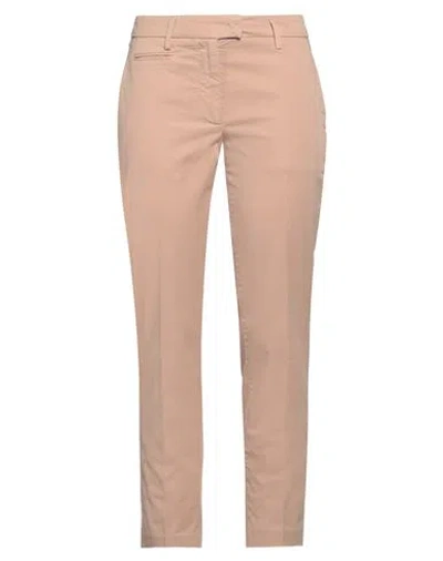 Dondup Woman Pants Light Brown Size 32 Cotton, Elastane In Beige