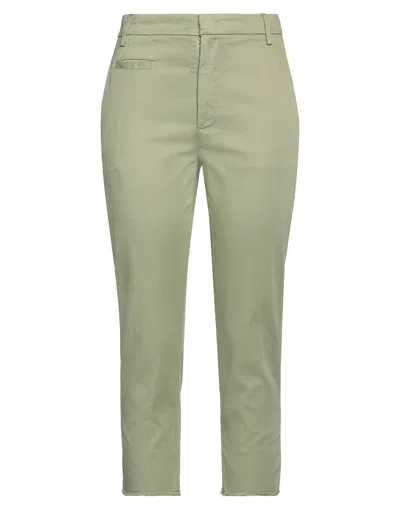 Dondup Cropped Pants In Green