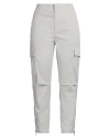Dondup Woman Pants Light Grey Size 29 Cotton, Elastane