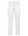 Dondup Woman Pants Light Grey Size 29 Cotton, Elastane