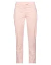 Dondup Woman Pants Light Pink Size 29 Cotton, Elastane