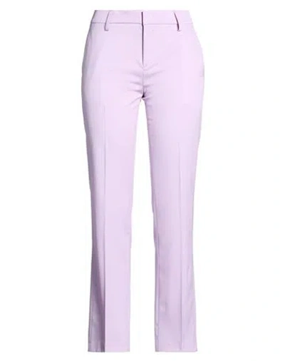 Dondup Woman Pants Lilac Size 26 Virgin Wool, Elastane In Purple