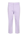 Dondup Woman Pants Lilac Size 8 Cotton, Elastane In Purple