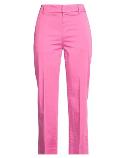 Dondup Woman Pants Magenta Size 29 Cotton, Elastane In Purple