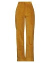 Dondup Woman Pants Marigold Size 29 Cotton, Elastane In Yellow
