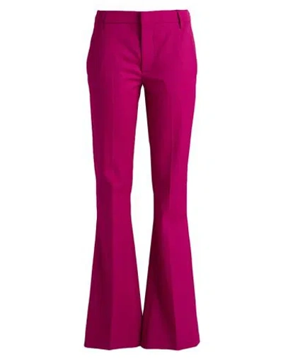 Dondup Woman Pants Mauve Size 28 Virgin Wool, Elastane In Purple
