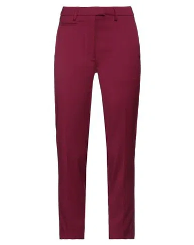 Dondup Woman Pants Mauve Size 29 Polyester, Viscose, Elastane In Purple