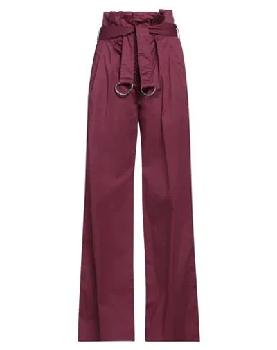 Dondup Woman Pants Mauve Size 6 Cotton, Elastane In Purple