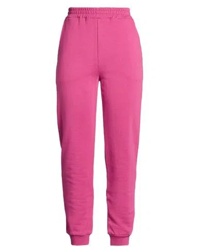 Dondup Woman Pants Mauve Size M Cotton, Elastane In Purple