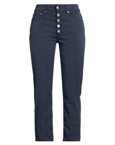 Dondup Woman Pants Midnight Blue Size 25 Lyocell, Cotton, Elastane