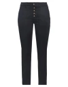 Dondup Black Carmen Slim Chino Trousers In Blue