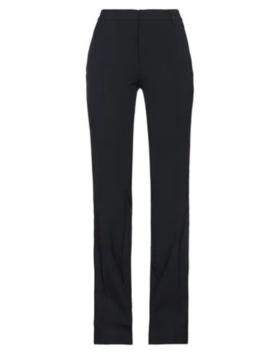 Dondup Woman Pants Midnight Blue Size 28 Polyester, Virgin Wool, Elastane