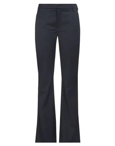 Dondup Woman Pants Midnight Blue Size 28 Virgin Wool, Elastane In Blue