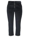 Dondup Koons Loose-fitting Velvet Trousers In Midnight Blue