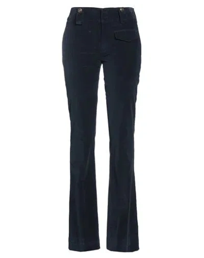 Dondup Woman Pants Midnight Blue Size 4 Cotton, Elastane