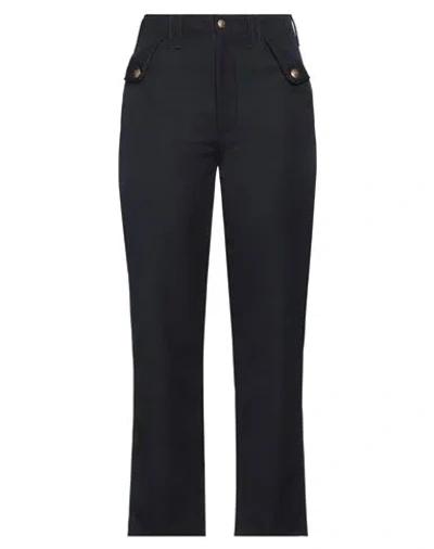 Dondup Woman Pants Midnight Blue Size 4 Polyester, Virgin Wool In Black