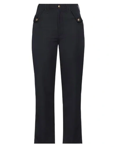 Dondup Woman Pants Midnight Blue Size 4 Polyester, Virgin Wool
