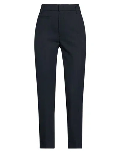 Dondup Woman Pants Midnight Blue Size 6 Polyester, Virgin Wool, Elastane