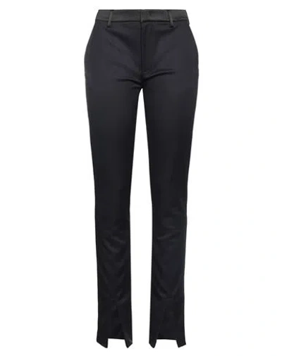 Dondup Woman Pants Midnight Blue Size 8 Virgin Wool, Cotton, Elastane