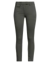 Dondup Woman Pants Military Green Size 26 Viscose, Polyamide, Virgin Wool, Elastane