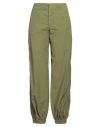 Dondup Woman Pants Military Green Size 30 Cotton