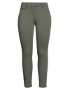 Dondup Woman Pants Military Green Size 31 Viscose, Polyamide, Elastane