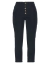 Dondup Woman Pants Navy Size 26 Cotton, Lyocell, Elastane In Navy Blue