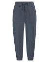 Dondup Woman Pants Navy Size 28 Lyocell, Linen In Navy Blue