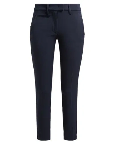 Dondup Woman Pants Navy Size 25 Polyester, Elastane In Blue