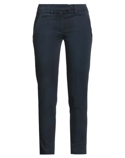 Dondup Woman Pants Navy Size 26 Cotton, Elastane, Polyester In Blue