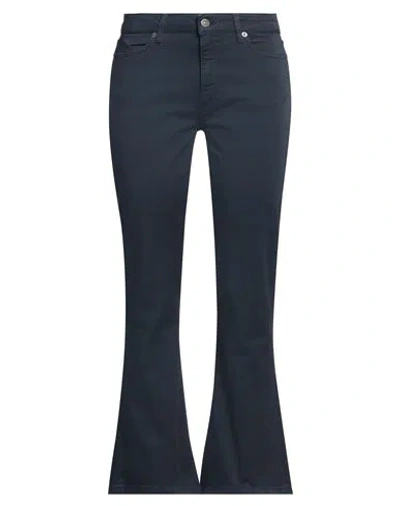 Dondup Woman Pants Navy Size 28 Cotton, Elastane In Blue