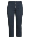 Dondup Woman Pants Navy Size 32 Cotton, Elastomultiester, Elastane In Blue